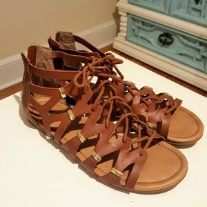 Steve Madden Brown Gladiator Sandals